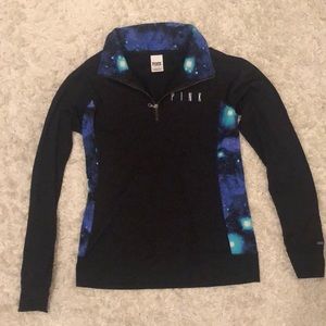 Pink Pullover workout jacket